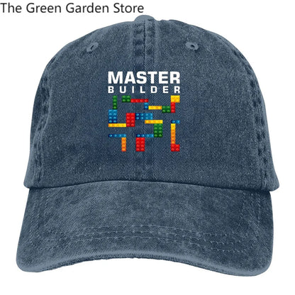Building Blocks flerfarvet kasket med skygge til mænd Cool Master Builder Building Blocks personlig visirbeskyttelseskasket