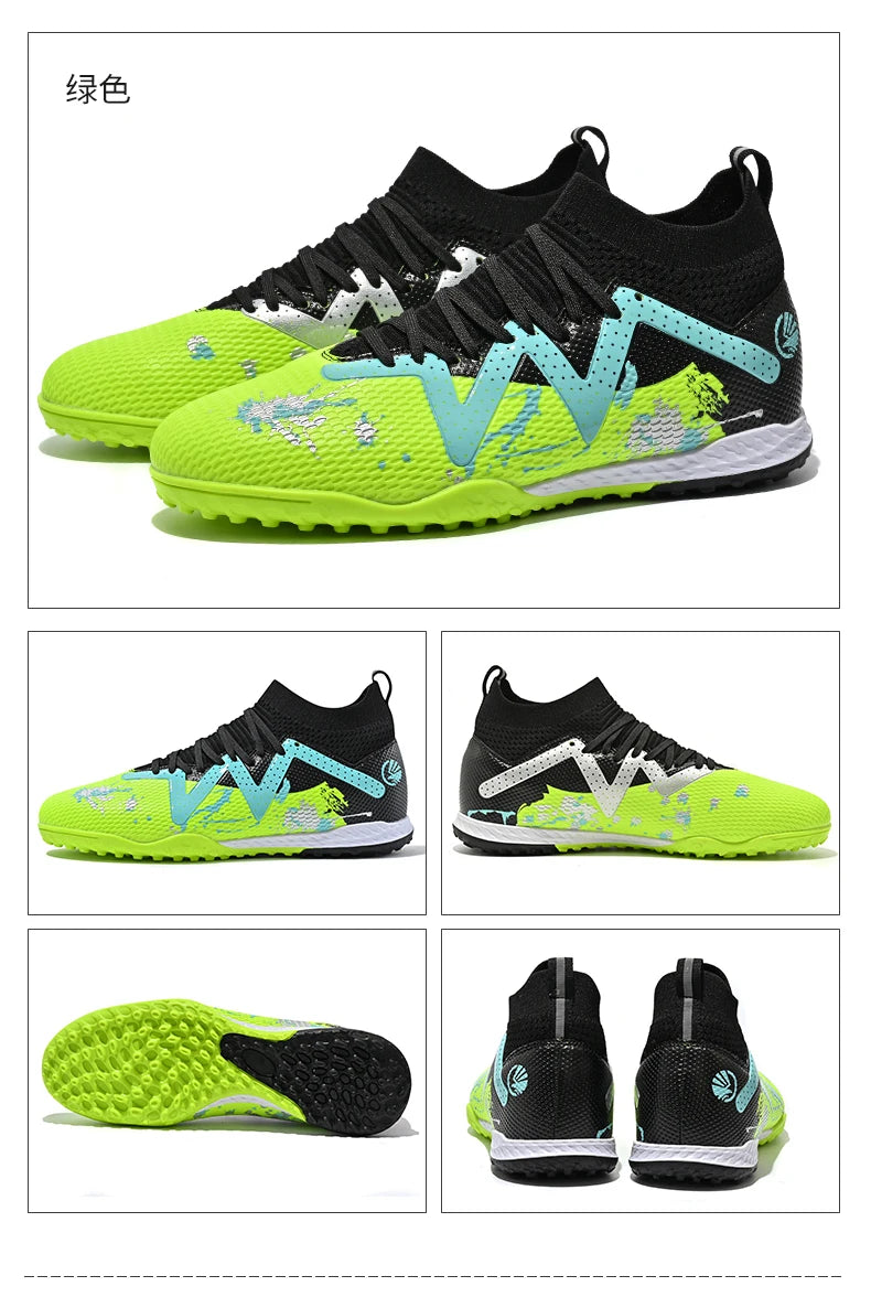 Men New TF Football Boots Society Professional Comfortable Top Quality Male Soccer Shoes Adult Casual Ultralight Football Shoes