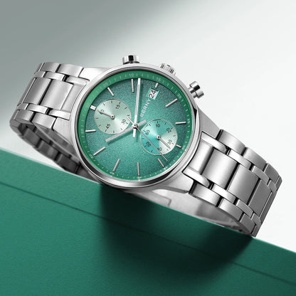 BERNY Watches for Men Fashion Casual Multi-function Chronograph Quartz Men's Watch Luminous Date Colorful Sports Wristwatch