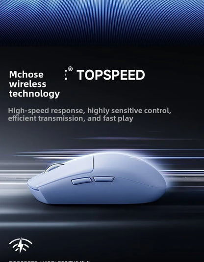 Mouse wireless MCHOSE G3 V2 PRO Bluetooth Tri Mode, ergonomic, ușor, pentru laptop, birou, gaming și accesorii pentru computer