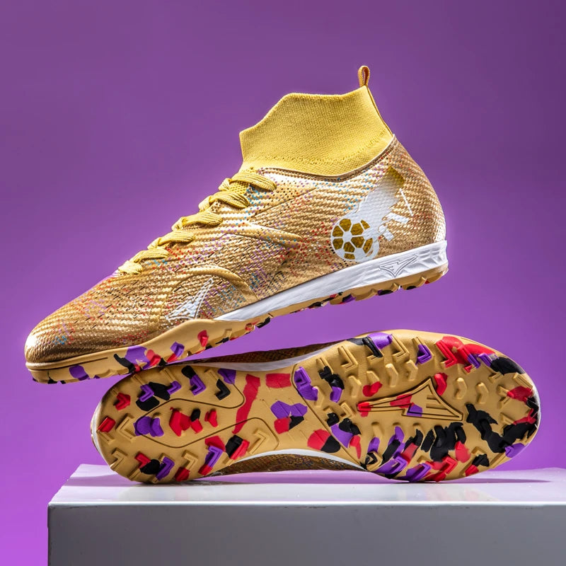 Nieuwe voetbalschoenen voor heren, ademende trainingsschoenen met noppen voor gras, lange spikes voor wedstrijden, indoor sneakers, ultralicht, dropshipping