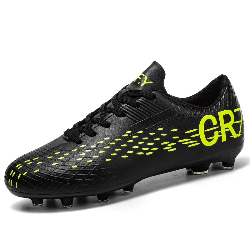 Chaussures de football professionnelles pour hommes, originales, résistantes, confortables, à crampons longs, pour le sport rapide