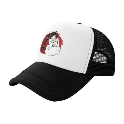 Son Gohan D-Dragon Ball Z Trucker-kasket Unisex udendørs kasketter Trucker-arbejdskasket Trucker-kasket Snapback-kasketter Mesh-baseballkasketter