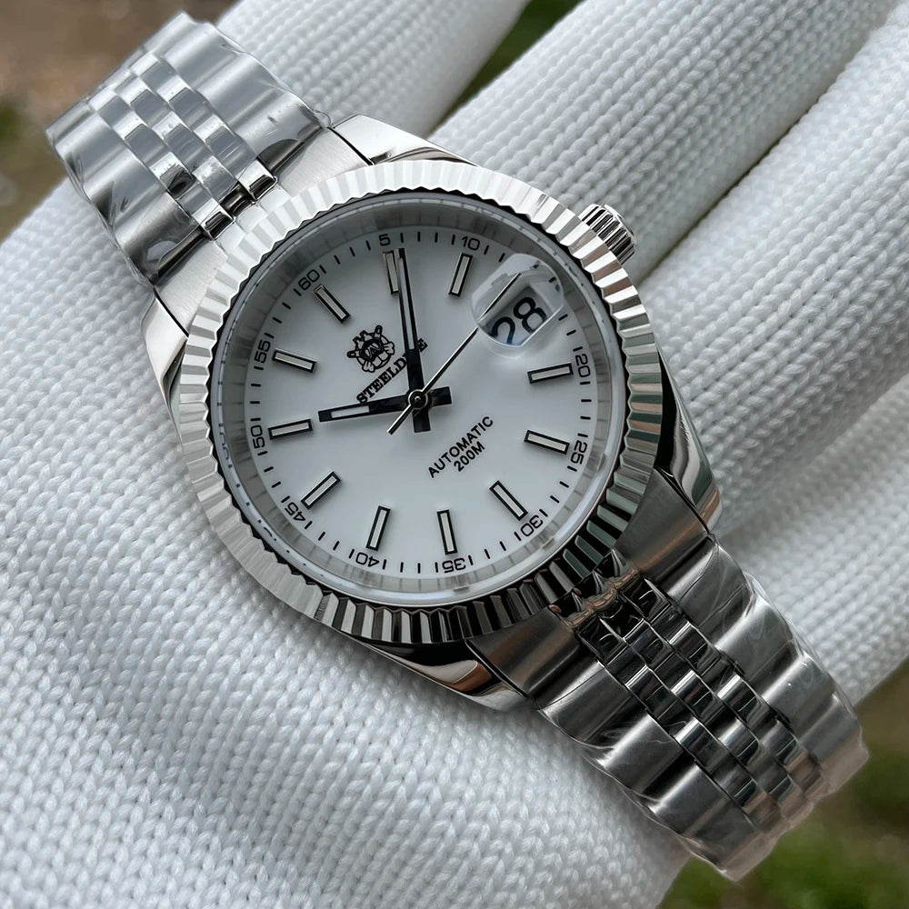 Steeldive SD1933 New Arrival 39MM Stainless Steel Case Sapphire Glass NH35 Automatic Dive Watch with Date