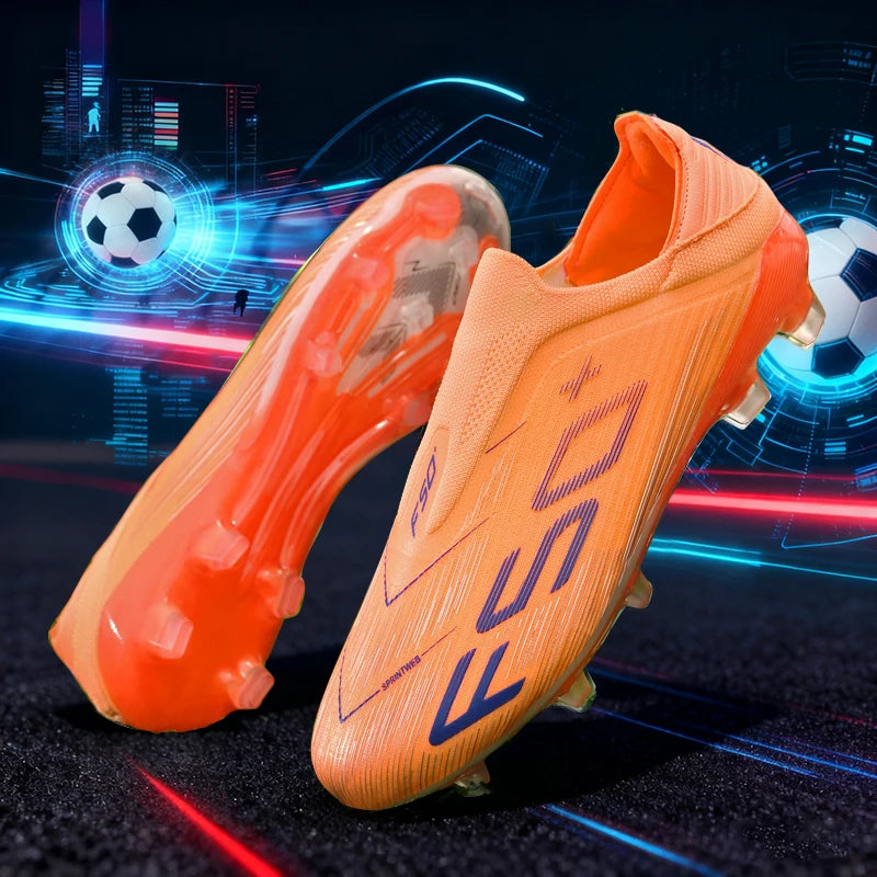 Nauji vyriški futbolo bateliai dirbtinei vejai, patogūs, itin lengvi futbolo batai, neslystantys sportiniai FG bateliai žolei, salės futbolui, suaugusiesiems, neslystantys