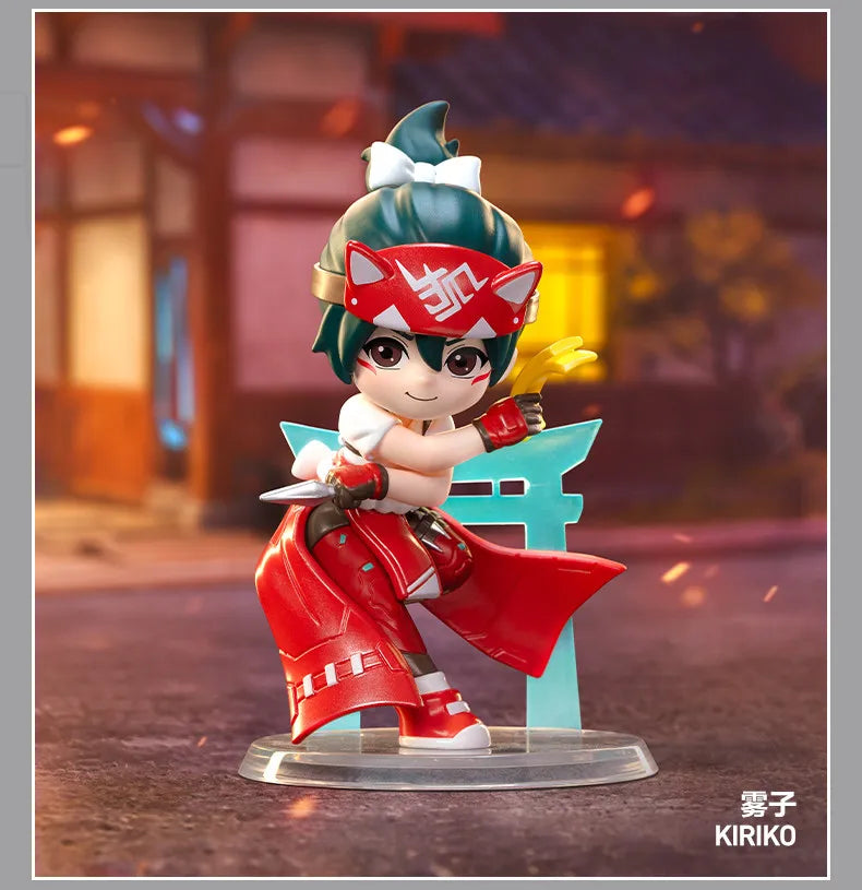 POP MART Overwatch Play of The Game Series Caixa Mistério Original Blind Box Surpresa Figuras de Ação Anime Adoráveis Ornamentos Figurinhas