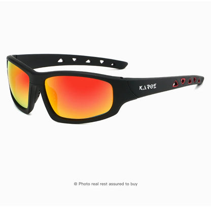 KAROS HD Polarized Anti-UV Sports Sunglasses Men Women Hiking Cycling Goggles with Complete Packaging Set YZ2029