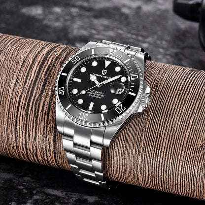 PAGANI DESIGN Diving Watch Mechanical Automatic Watch 316L Stainless Steel UltraBright Luminous Watch Top Luxury Watches for Man