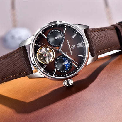 Pagani Design 2025 New 41MM Luxury Automatic Mechanical Men's Watch Stainless Steel 100m Waterproof Pilot Watch reloj hombre