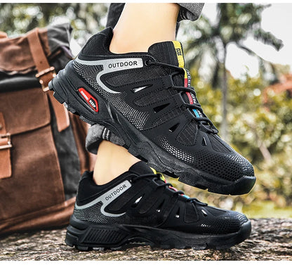 New Outdoor Men's Shoes Men's Anti Slip mountaineering Shoes Travel Hiking Adventure Footwear Fashionable Casual Sneaker