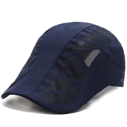 Unisex SPORTS betűs nyomtatású, gyorsan száradó baseball sapka, napszemüveg, szabadtéri nyári, lélegző hálós napellenző sapka, beret, napellenző, golf sapka