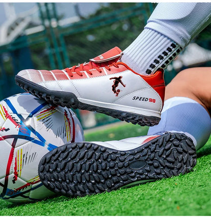 New Men's Football Field Boots Studded Society Indoor Cleats Soccer Shoes TF/FG Comfortable Unisex Outdoor Match Training Sneakers