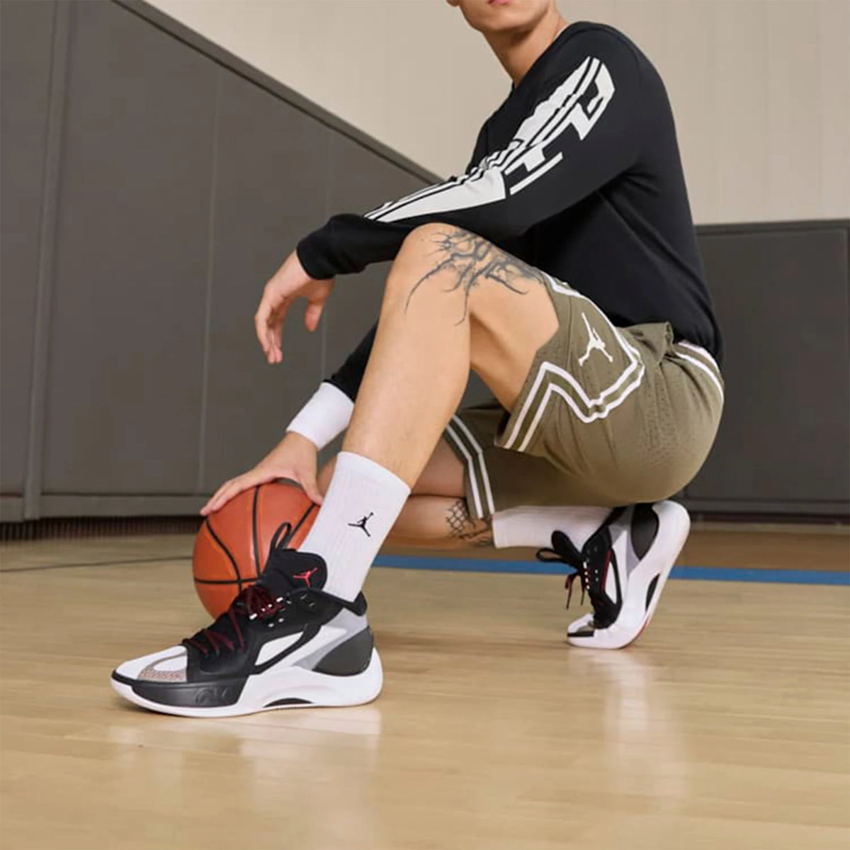 Nike Official Air Jordan Zoom låga herrbasketskor för hög prestanda DH0248-001