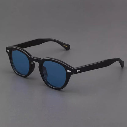 Polarized Sunglasses Men Women Johnny Depp Lemtosh Style Sun Glasses Retro Round Acetate Frame UV400 Lens Oculos