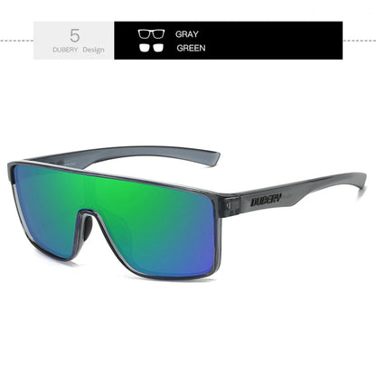 DUBERY Full Rim Polarized Sunglasses For Men And Women 9 Colors Model 379