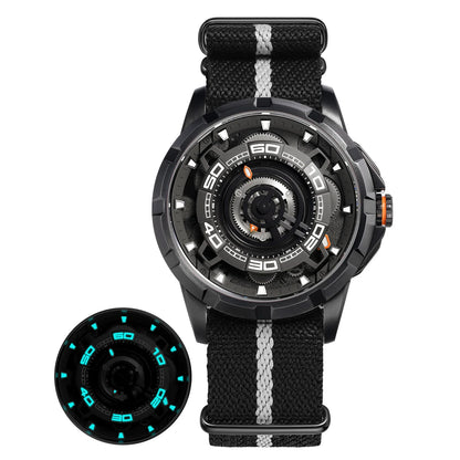 BERNY Automatic Skeleton Watch For Men 3D Dial 5ATM Luminous Sapphire 316L Steel MIYOTA 82S0 Mechanical Top Luxury Men's Watches