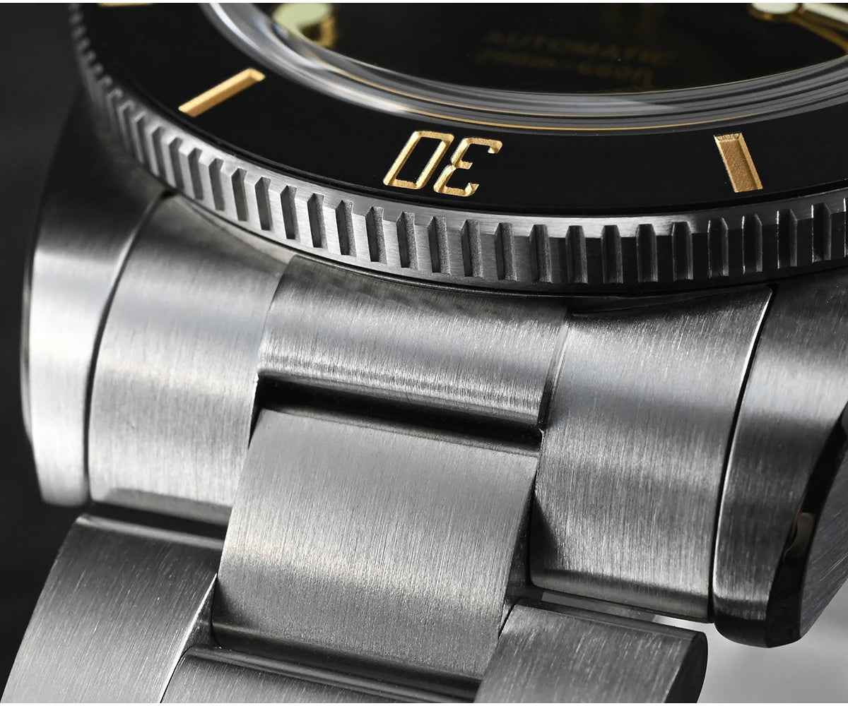 San Martin New 37mm BB54 Vintage Diver Watch ST2130 Automatic Mechanical Men Wristwatch Sapphire Luminous Waterproof 200m SN0138