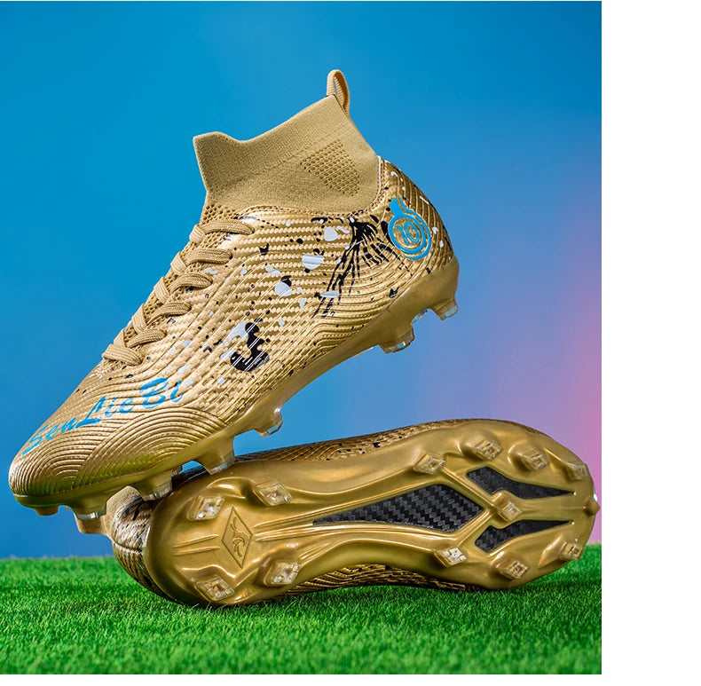 New Men Professional Soccer Shoes Non-slip Football Boots Unisex Breathable Futsal Sports New Cleats Drop Shipping Ultralight