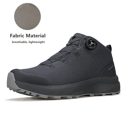 HUMTTO Leather Shoes for Men Winter Camping Outdoor Men's Sports Shoes Breathable Trekking Boots Man Non-slip Hiking Sneakers
