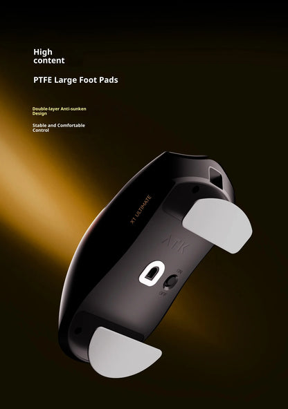 ATK X1 V2 Ultimate 2.0 безжична мишка Paw3950 Utrla 54g лека 750ips 0.163ms ниска латентност 650ips геймърски нов аксесоар подаръци