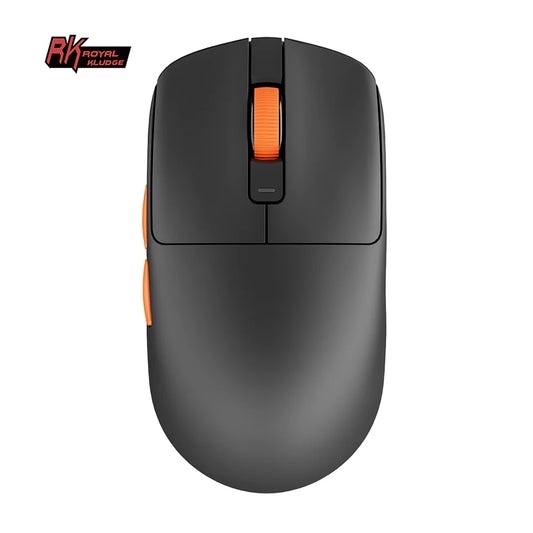 Rato sem fios Bluetooth RK ROYAL KLUDGE M30 PAW3311 41G leve 12000dpi tri-modo para gaming, rato de computador ergonómico com software