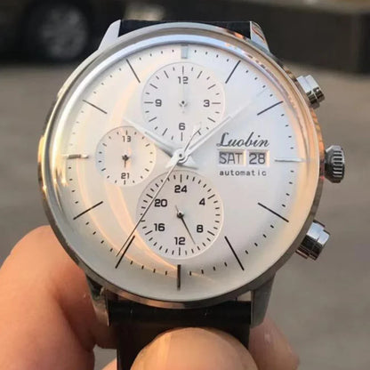 Orologio di lusso da uomo automatico meccanico a carica automatica, elegante, in acciaio inossidabile, luminoso, Relojes Para Hombre 2020