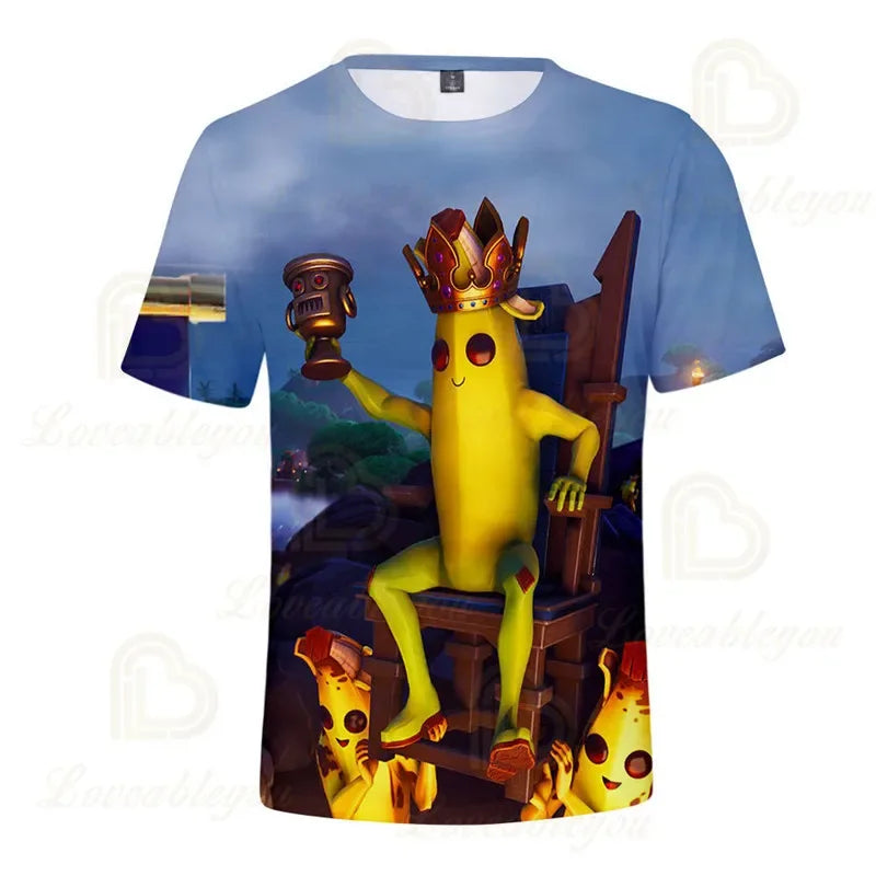 Παιδικό T-shirt Fortnite Victory Game 3D, ρούχο για μωρά, στυλ Harajuku, χαριτωμένο μπλουζάκι Battle Royale Hero για αγόρια και κορίτσια