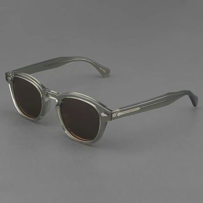 Polarized Sunglasses Men Women Johnny Depp Lemtosh Style Sun Glasses Retro Round Acetate Frame UV400 Lens Oculos