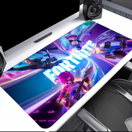 Game F-Fortnite Survival Battle Mouse Pad Large Desk Mat Keyboard Ergonomic Office Rubber PC Non-slip Anti-fray Home Custom