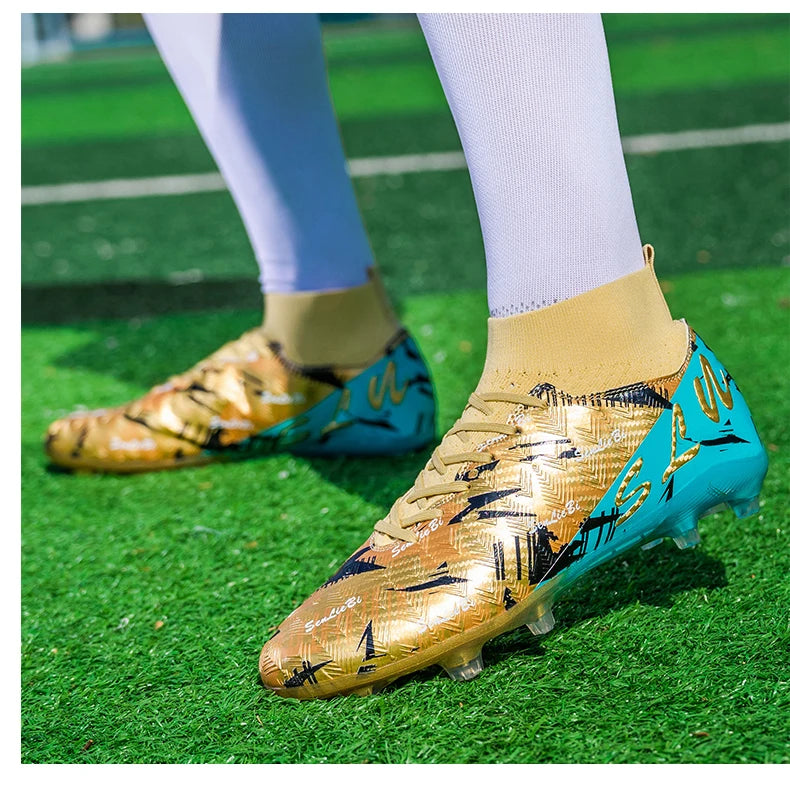 Brand Fashion Football Sneakers for Men and Women Professional Field Boots Big Size 46 Long Spikes Soccer Cleats Men's Football Boots