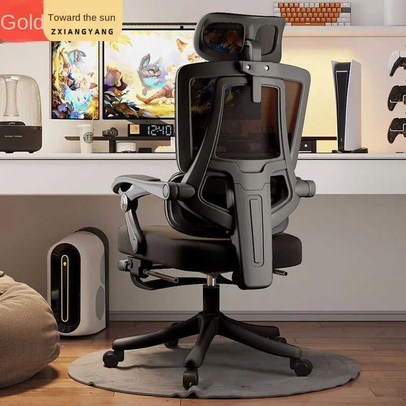 Ergonomic Mesh Office Chair with Lumbar Support, High-Back Computer Desk Chair for Adults, Comfortable Task Chair for Long Hours