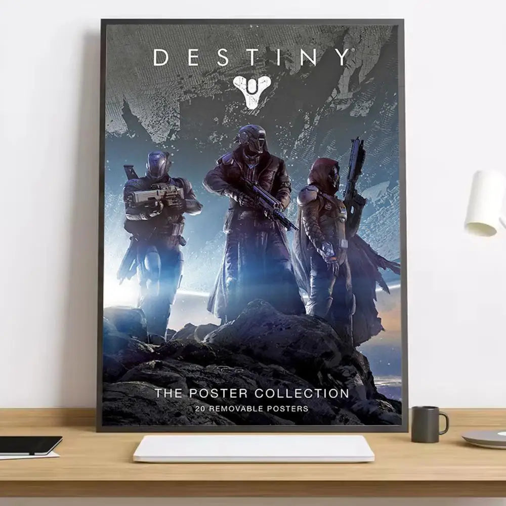 Movie Destiny 2 Painting Calligraphy Canvas Poster: Crease Free Waterproof Durable All Space Wall Decor