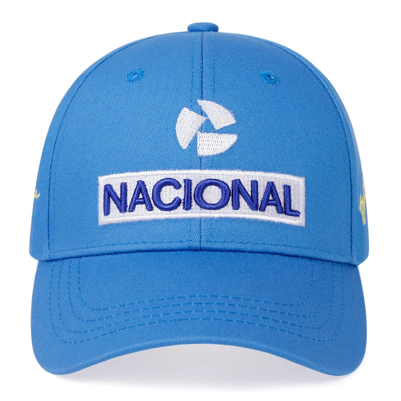Unisex-Baseballcaps NACIONAL mit Buchstabenstickerei, verstellbare Outdoor-Freizeitmützen für Frühling und Herbst, Sonnenschutz-Sport- und Golfcaps