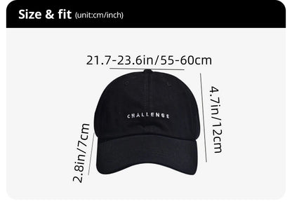 Letter Embroidered Baseball Cap for Women Spring Summer Outdoor Sunscreen Unisex Snapback Hat Sports Casual Men Hip Hop Hat