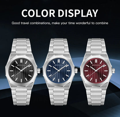 New 2026 Fashion Rare Specht & Söhne Men's Watch Ultrathin 38MM Steel Sapphire Crystal VH31 Quartz Wristwatch Relogio Masculino