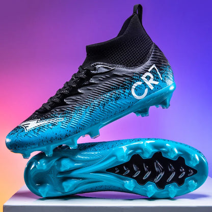 Autumn Hot Selling Shock-Absorbing Adult Football Shoes Soft and Stable Sports Shoes Rebound Wrapped Lightweight Cleats