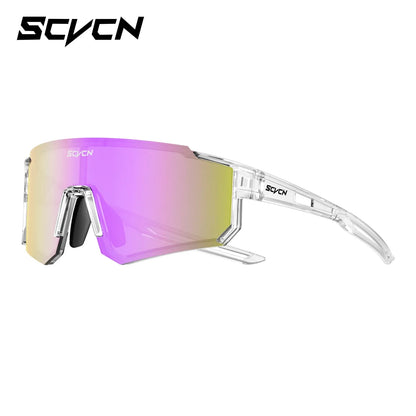 SCVCN Sunglasses for Women Cycling Glasses Bike UV400 Eyewear Sports MTB Outdoor Goggles Men Bike Sunglasses Multi Color Riding