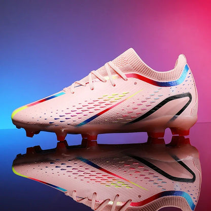 Nouveaux hommes chaussures de Football ultralégères TF/FG bottes de Football professionnelles unisexe antidérapant de haute qualité en gros livraison directe formation