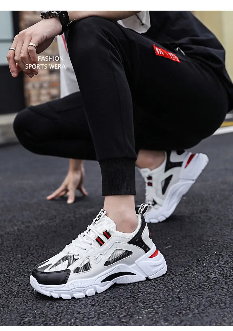 Neue Outdoor-Freizeitschuhe für Herren, modische Sportschuhe, leichte, bequeme und atmungsaktive Herrenschuhe