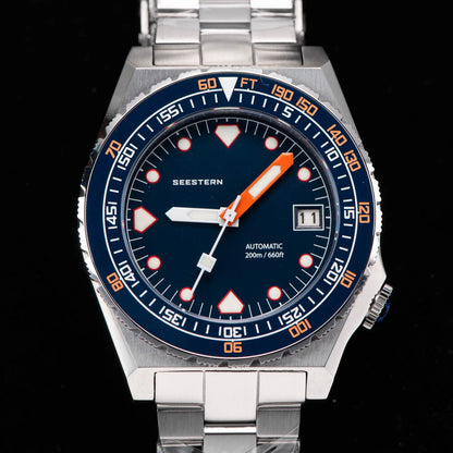 SEESTERN SUB600T V3 Mens Watch Automatic Diving Sapphire Wristwatch NH35 Movement Ceramic Bezel Luminous Date Jubilee Waterproof