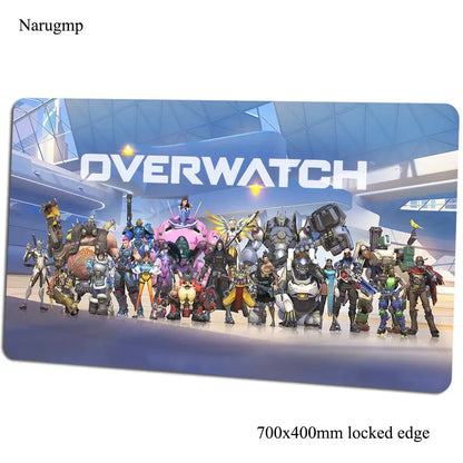 overwatch mouse pad 700x400x3mm gaming mousepad anime Personality office notbook desk mat Boy Gift padmouse games pc gamer mats