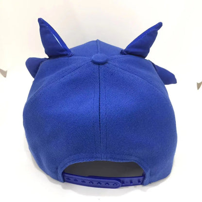 Shadow the Hedgehog 3D-baseballkasket til voksne og børn med Sonic, Amy, Tails og Knuckles-print, flad kant og ducktongue-solhat – gaver