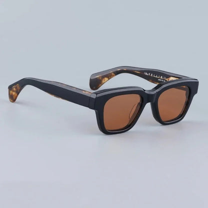 JMM Fellini Sunglasses Square High Quality High Street Punk Uv400 Men and Women Eyeglasses for Optical Prescripiton with Case