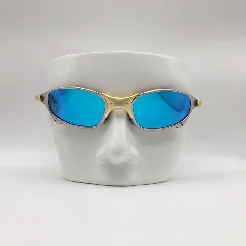 MTB Man Polarized Sunglasses Cycling Glasses UV400 Fishing Sunglasses Metal Bicycle Goggles Cycling Eyewear Riding Glasses B2-7