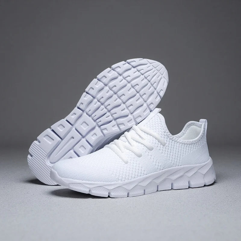 Heren sneakers van mesh, lichtgewicht damesschoenen, casual platte schoenen, hardloopsportschoenen voor heren, zachte ademende tennissneakers voor mannen