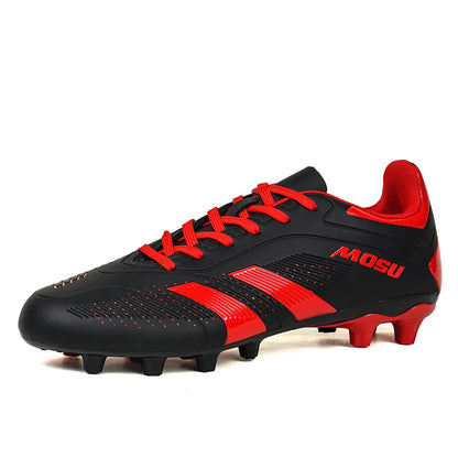 New Men's and Women's Football Shoes, Indoor and Outdoor Sports Shoes with Long and Broken Studs for Football Training Mat