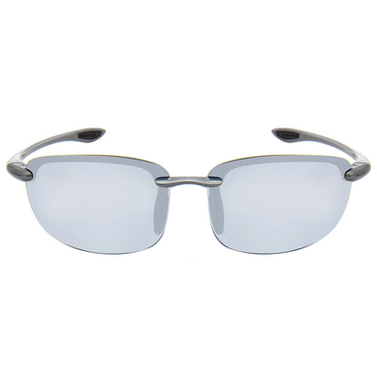 JULI Sports Sunglasses for Men Women TR90 Rimless Frame UV400 Protection for Cycling Running Fishing Baseball Driving 8001