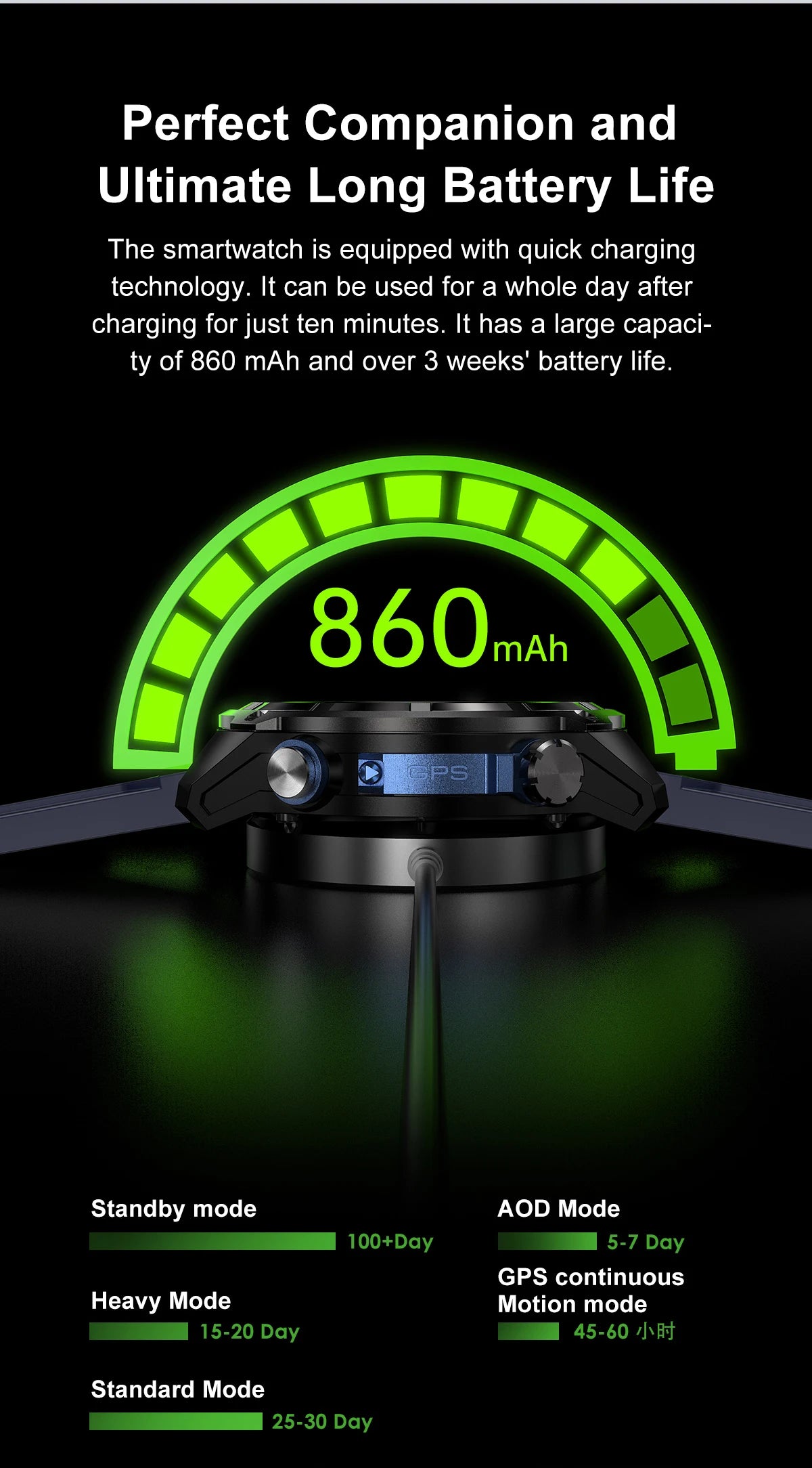 2026 New Military Smart Watch GPS Track Compass Altimeter Bluetooth Calling 860mAh Battery DTG1 Men Outdoor Sports SmartWatch