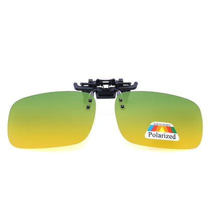Polarized Sunglasses Clips Glasses Clip Driving Night Vision Eyeglasses UV400 Outdoor Shades High Definition Sun Glasses Clips
