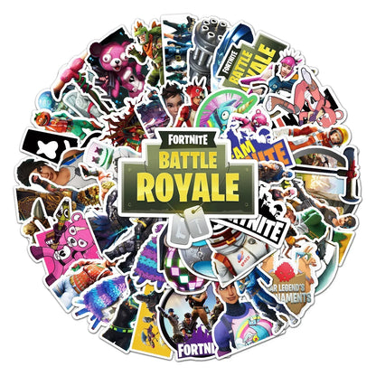 Голям ученически несесер Fortnited с голям капацитет, калъф за моливи, детска играчка, чанта за химикалки, ученически пособия, несесер за канцеларски материали, геймърски подаръци за момчета